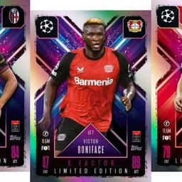 topps attax UCL & WUCL Match Attax Extra 2025 Football Card Game Exclusive Pack image 3