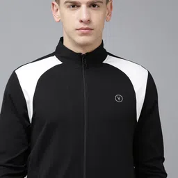 Van Heusen Flex Men Solid Knitted Active Fit Bomber Jacket-picture-34