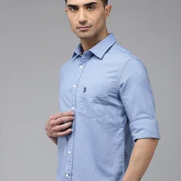 U.S. Polo Assn. Tailored Fit Opaque Pure Cotton Casual Shirt-picture-41