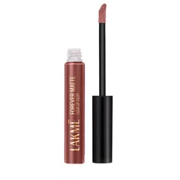 Lakme Forever Matte Liquid Lipstick, Lightweight & transferproof - Nude Hue 5.6ml-image-67
