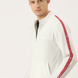 Flying Machine X Pepsi Men White High Neck Sweatshirt-picture-22