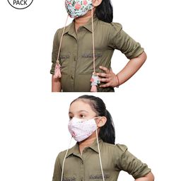 JBN Creation Kids Pack Of 2 Reusable 3-Ply Cloth Masks With Pouch-picture-22