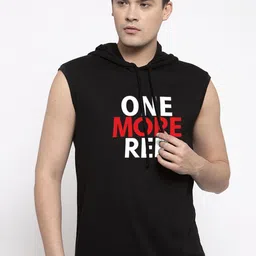 Friskers Men Black Printed Hood T-shirt-picture-38