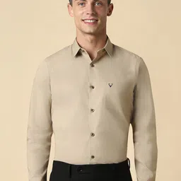 Allen Solly Slim Fit Spread Collar Formal Shirt-picture-16