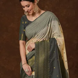 Saree mall Ethnic Motifs Zari Venkatgiri Sarees-picture-42
