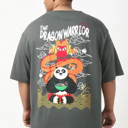 Bewakoof Plus Men Kung Fu Panda Printed T-shirt-picture-25