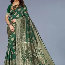KALINI Woven Design Zari Pure Silk Banarasi Saree-picture-36