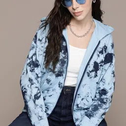 Roadster Women Printed Hooded Sweatshirt-picture-36