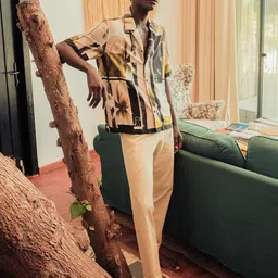 RARE RABBIT Harlow Mid-Rise Cotton Regular Fit Trouser-picture-10