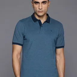 Raymond Modern Fit Pure Cotton Polo Collar T-shirt-picture-14