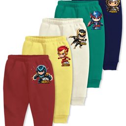 x2o Unisex Pack Of 5 Printed Mid-Rise Lounge Pants-picture-16