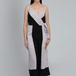 DODO & MOA Black & White Printed Basic Jumpsuit-picture-19