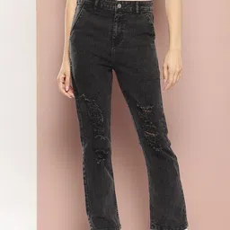 Harvard Women Straight Fit Mildly Distressed Jeans-picture-20