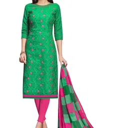 HERE&NOW Embroidered Unstitched Dress Material-picture-20