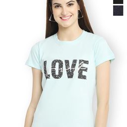 Fabflee Women Multicoloured 3 Printed T-shirt-picture-11