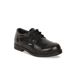 Bata Boys Black Solid Derbys-image-7