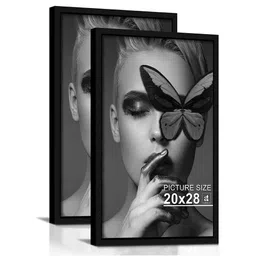 Art Street Black 2Pieces Wooden Wall Photo Frames-picture-37