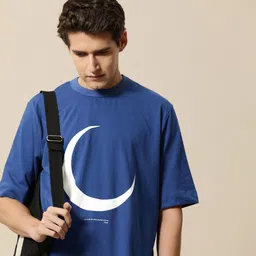 Mr Bowerbird Printed Drop-Shoulder Sleeves Pure Cotton T-shirt image 1