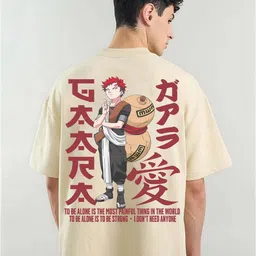 MEGAKART Men Beige Pure Cotton Printed Tshirts-picture-39