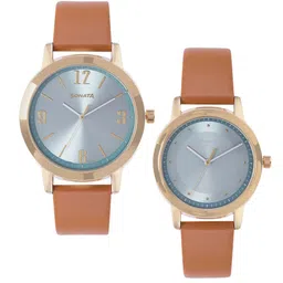 Sonata Unisex Regular Straps Analogue His & Her Watches 7712887047YL02P-picture-33