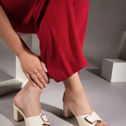 DressBerry Party Block Sandals with Buckles-picture-32