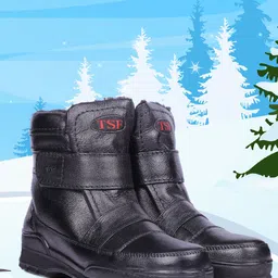 TSF Men Solid Leather Boots-image-17