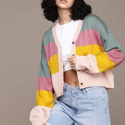 The Roadster Lifestyle Co. Striped Cardigan image 1