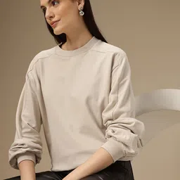 Chemistry Cotton Drop-Shoulder Sweatshirt-image-25