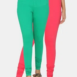 TSG Bliss Women Pack of 2 Bio Wash Churidar Leggings-picture-29