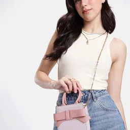DressBerry Miniature Handheld Bag with Bow Detail-picture-11