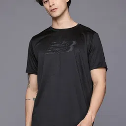 New Balance Dry Brand Logo Print Running T-Shirt-picture-22