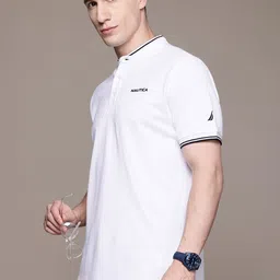 Nautica High IQ Lasting Colour Pure Cotton T-shirt-picture-20