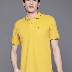 Raymond Pure Cotton Modern Fit Polo Collar T-shirt-picture-31