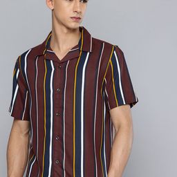 Flying Machine Opaque Striped Casual Shirt-picture-13