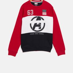 Octave Boys Red & White Avengers Printed Sweatshirt-picture-30