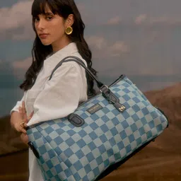 Mini west london Wall Street Printed Casual Duffel Bag-picture-42