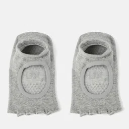 HRX By Hrithik Roshan Women Grey Ankle Length Yoga Socks-picture-22