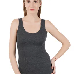 BODYCARE INSIDER Women Charcoal Grey Solid Thermal Top-picture-32
