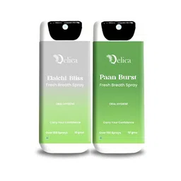 Qelica Set Of 2 Paan Burst Fresh Breath Spray-10g Each-image-68