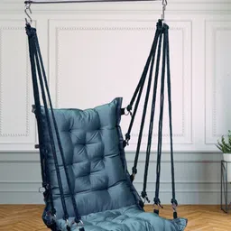 Patiofy Grey Comfortable Hammock Cushioned Swing Chair-image-119