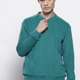 The Indian Garage Co Self-Striped Relaxed Fit Corduroy Sweatshirt-picture-19