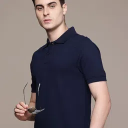 Moda Rapido Men Solid Polo Collar T-shirt-picture-33