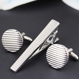 PELUCHE Men Silver-Toned Rhodium Plated Accessory Gift Set-picture-41