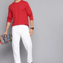 R.Code by The Roadster Life Co. Men Brand Logo Printed T-shirt-image-69