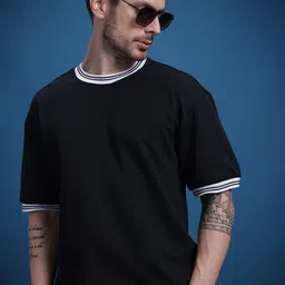 The Roadster Life Co. Drop-Shoulder Sleeves Pure Cotton T-shirt-picture-26