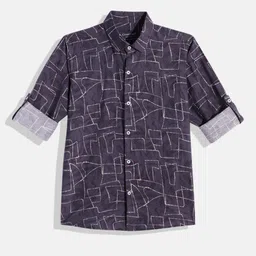 CHARCHIT Boys Comfort Printed Pure Cotton Casual Shirt-picture-16