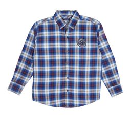Gini and Jony Boys Blue Tartan Checks Checked Casual Shirt-picture-11