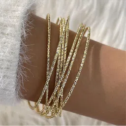 Shining Diva Fashion Gold-Plated Cuff Bracelet-picture-10
