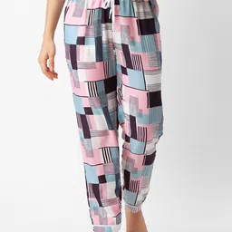 NOIRA Pack Of 2 Printed Straight-Leg Lounge Pants image 5