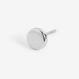 The Roadster Lifestyle Co. Silver Plated Circular Studs Earrings image 3